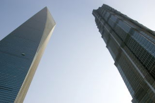 Symbole Szanghaju, dwie wieże