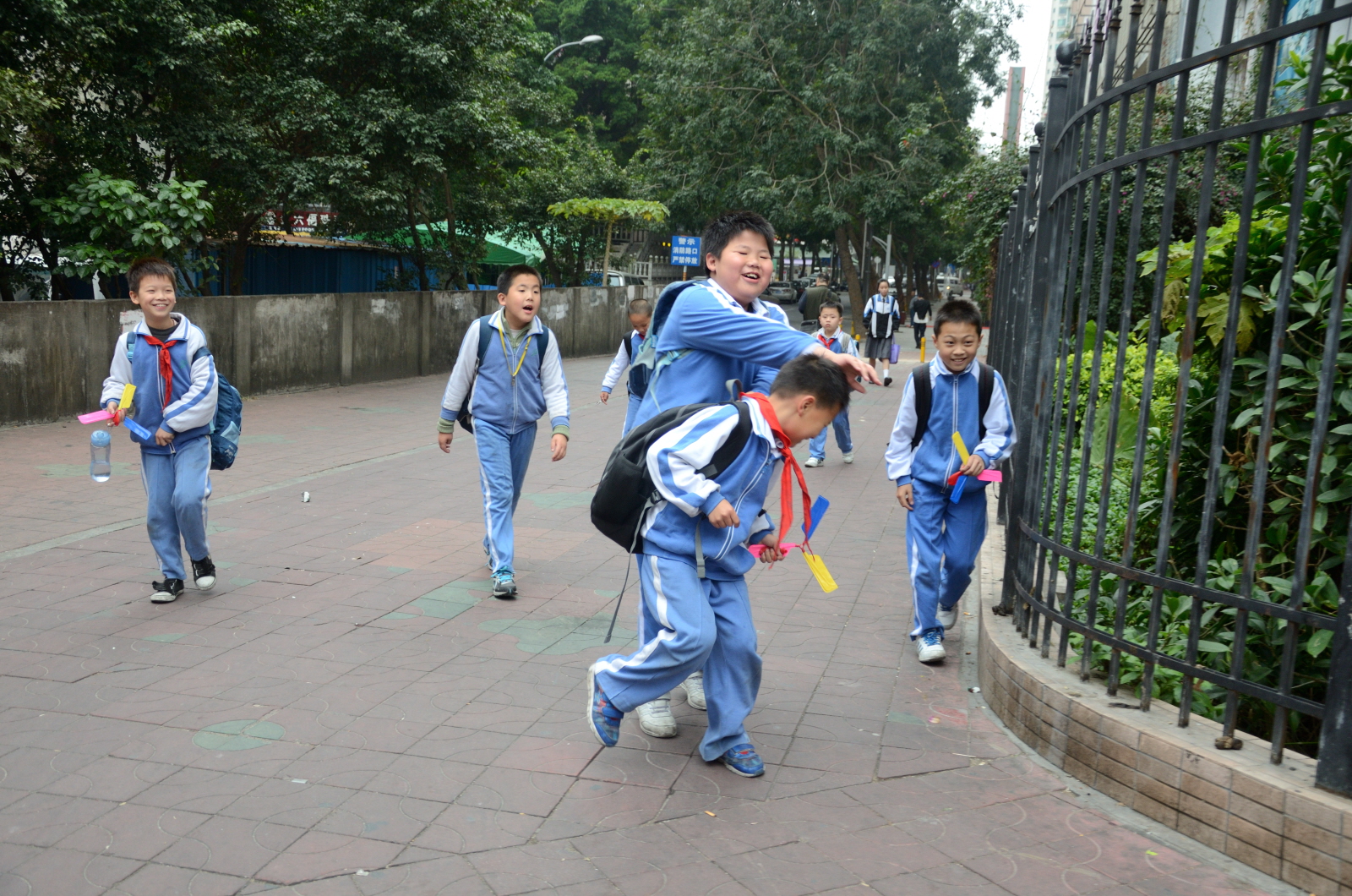 Chińscy uczniowie, urwis.