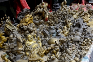 Chińskie figurki z mosiądzu 