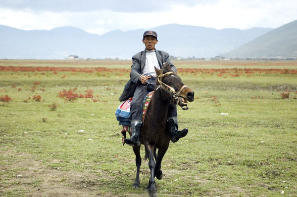 Jeźdzca z prowincji Yunnan