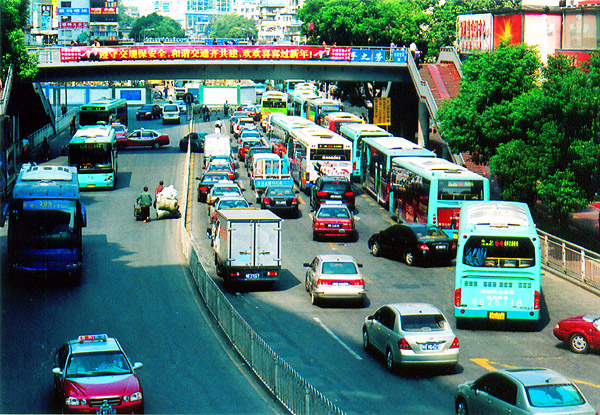 Kolejka autobusów